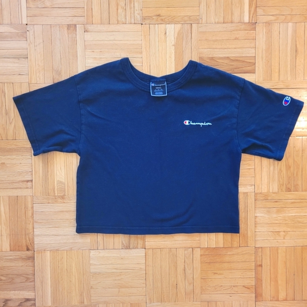 Champion Women's Crop Short Sleeve Tee - Picture 3 of 5